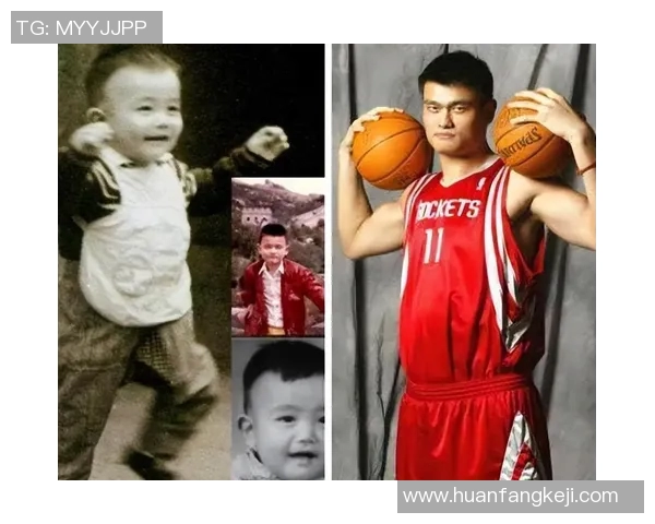 女孩与姚明合影自拍展现青春活力与偶像魅力的精彩瞬间